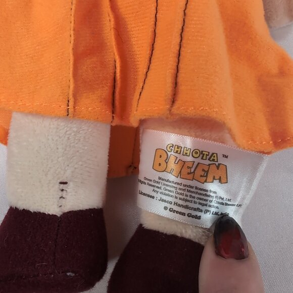Chhota Bheem Dimpy Stuff Plush Stuffed Toy India Cartoon TV Show Indian Orange - Picture 10 of 13
